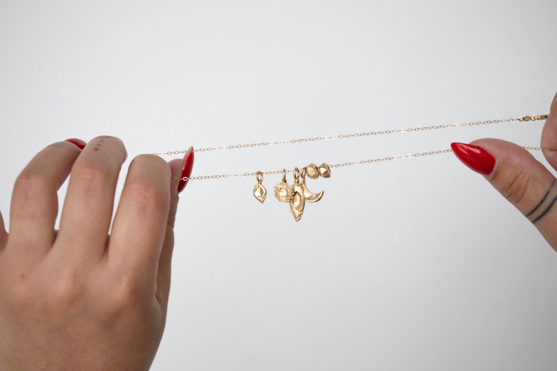 1.3 mm Flat Cable 18" Chain