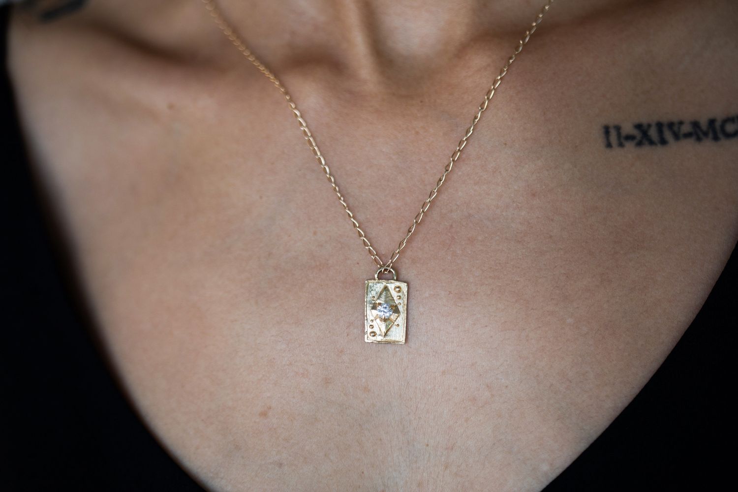 Diamond Portal Talisman Necklace