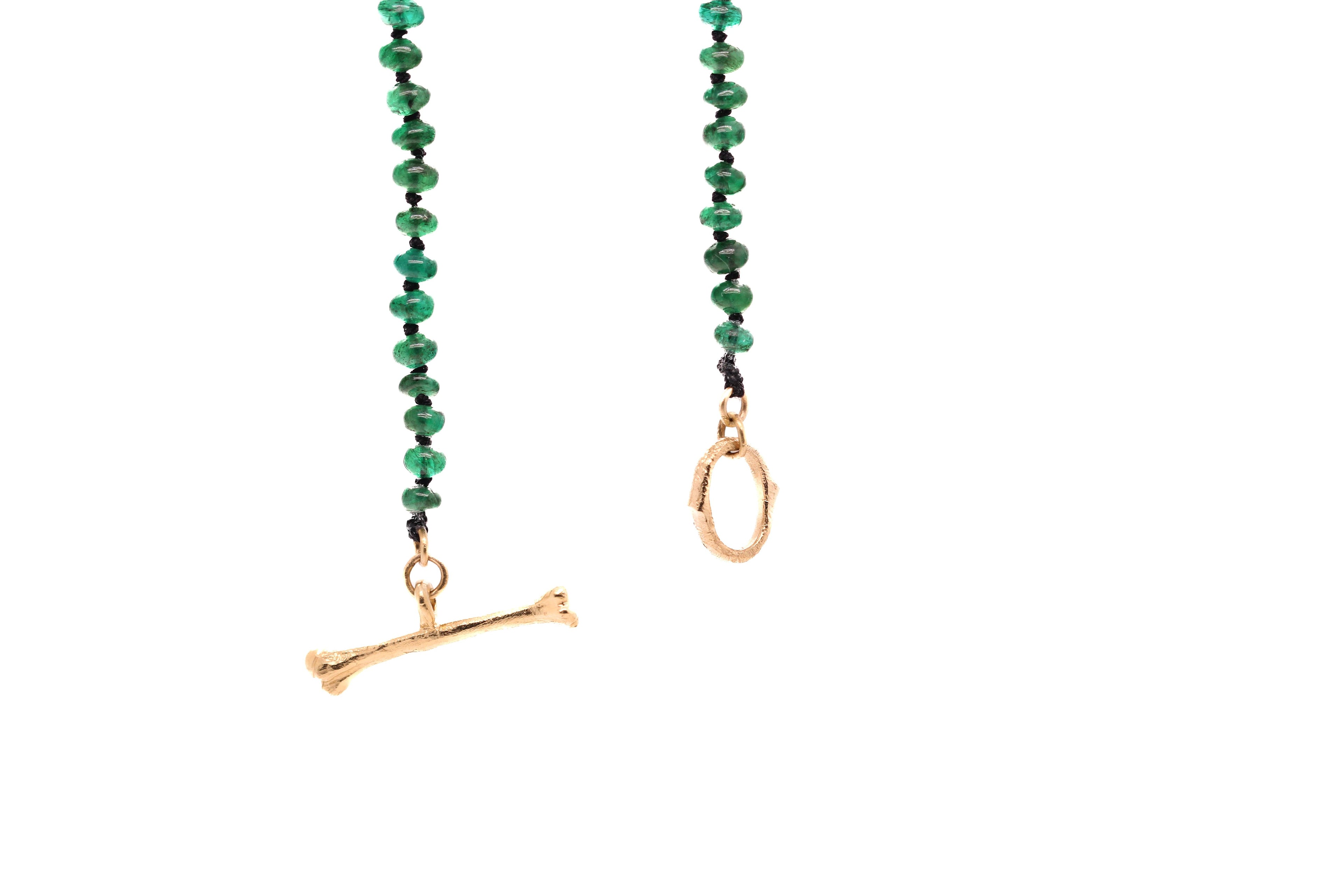 Emerald Bead Necklace