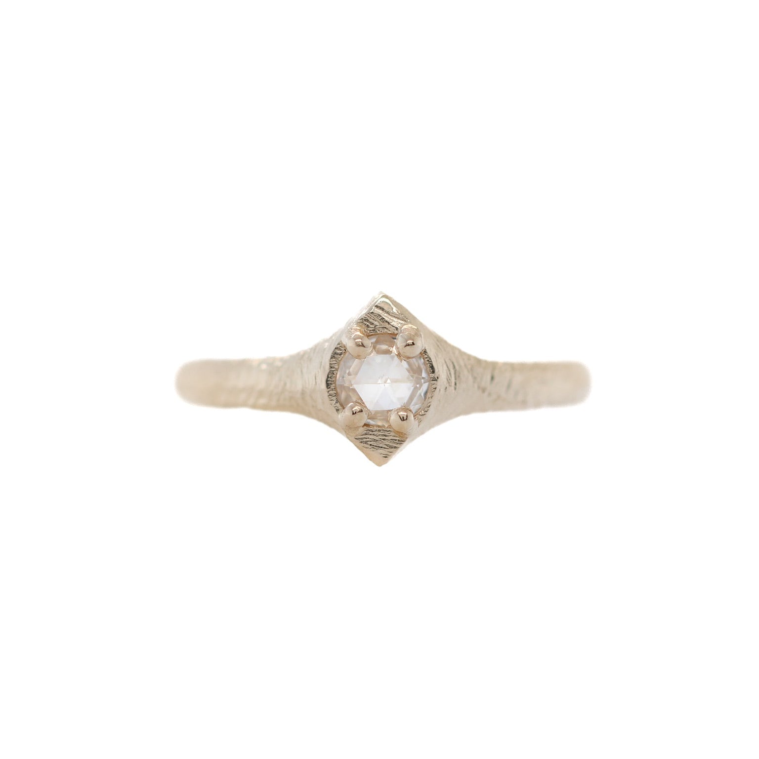 0.27 ct Double Rose Cut Diamond Ring