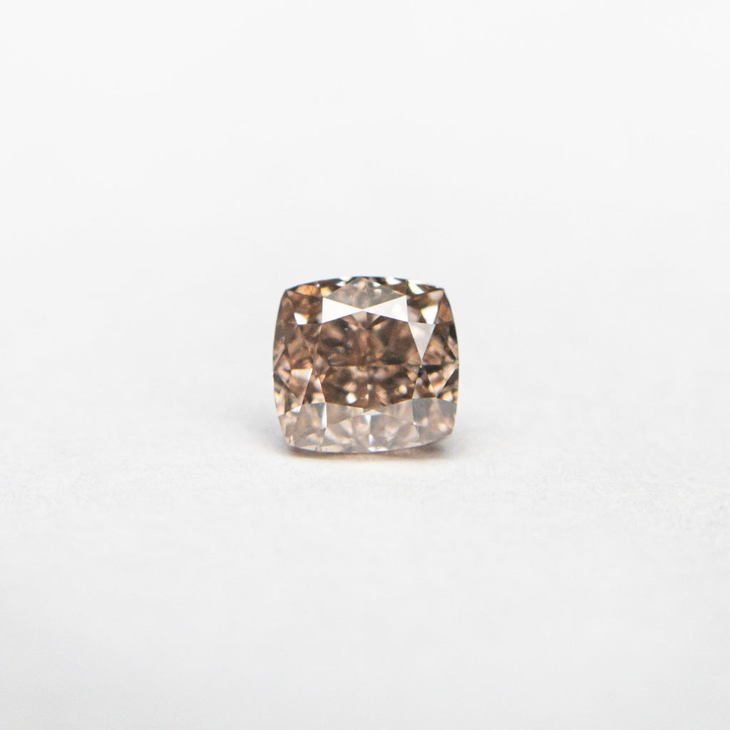 0.35ct 3.92x3.71x2.65mm GIA VS2 Fancy Brown-Pink Cushion Brilliant 🇦🇺 24124-01