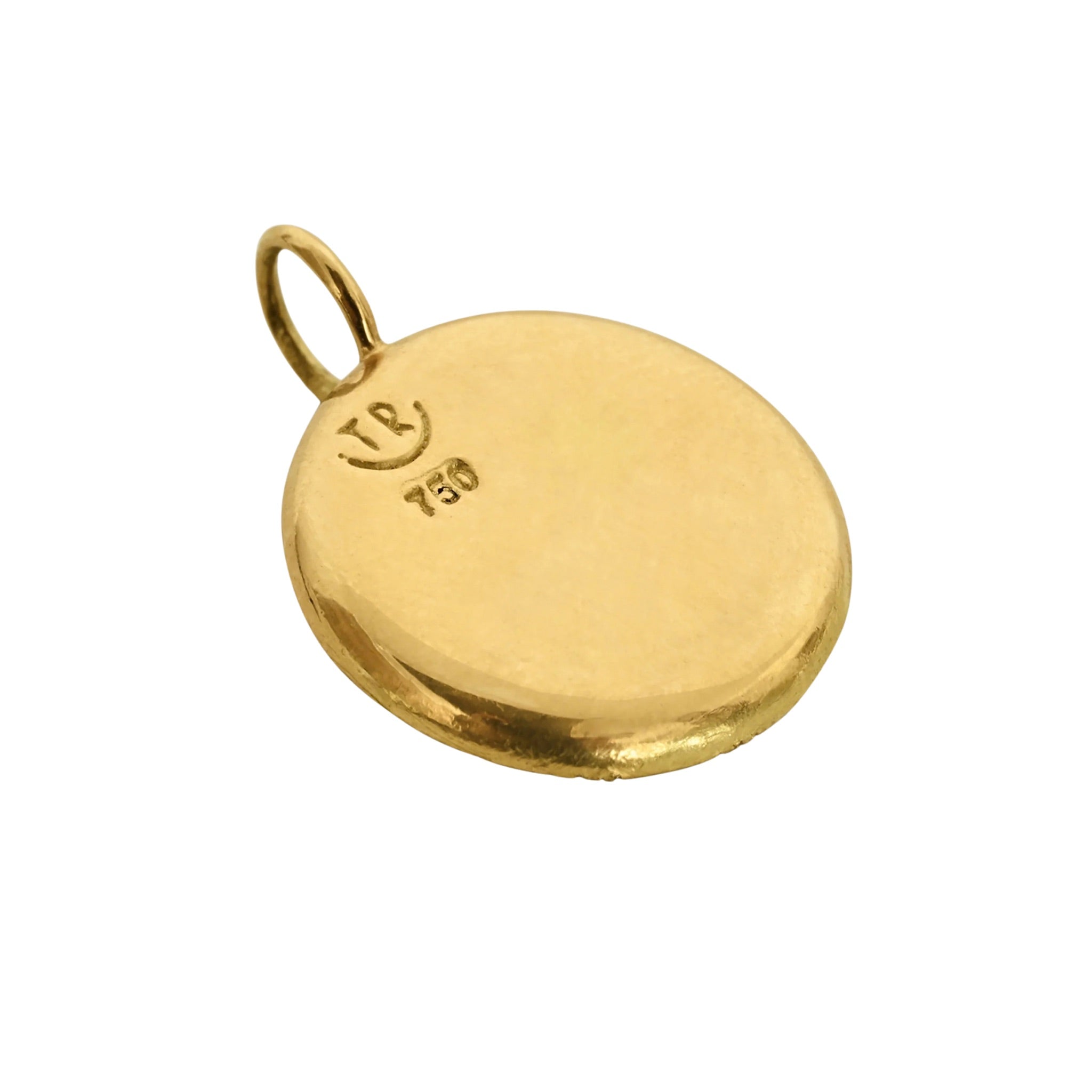 Barbed Ombré Diamond Disc Pendant