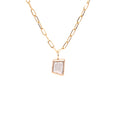 1.01 carat diamond necklace in 14k yellow gold by universal deco