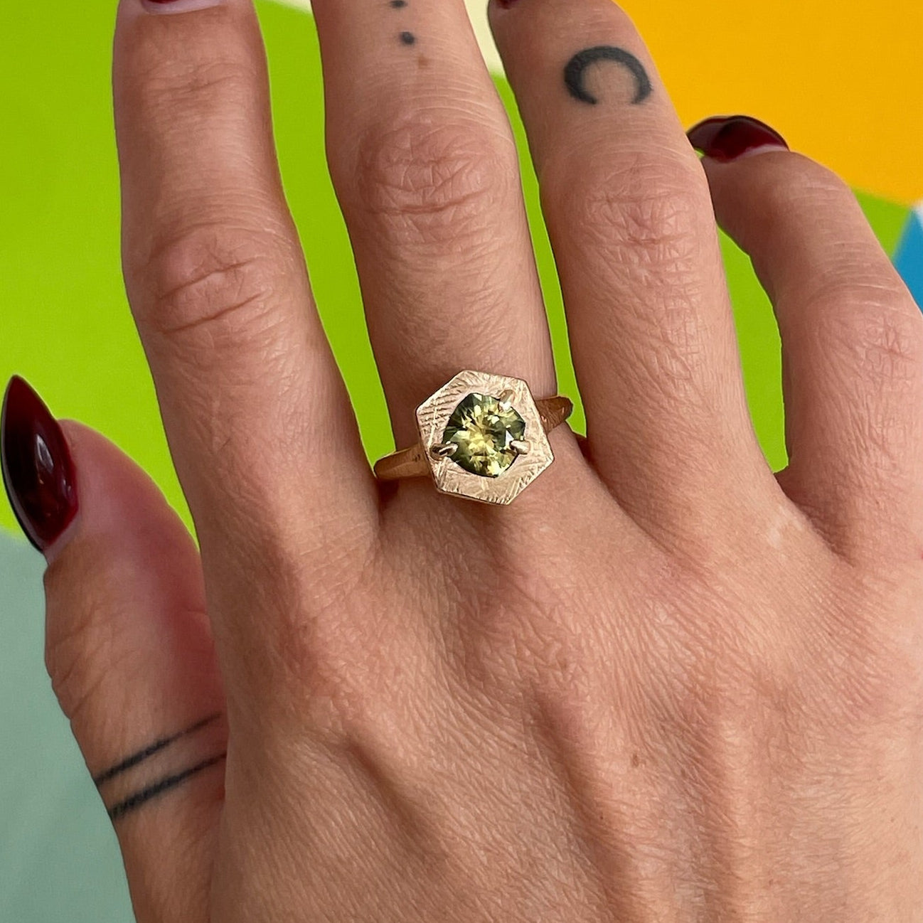 1.85 Ct Australian Sapphire Ring