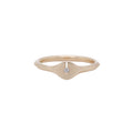 10K Celah Ring  - Grey Diamond