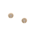 10K Celah Tiny Studs - Grey Diamond