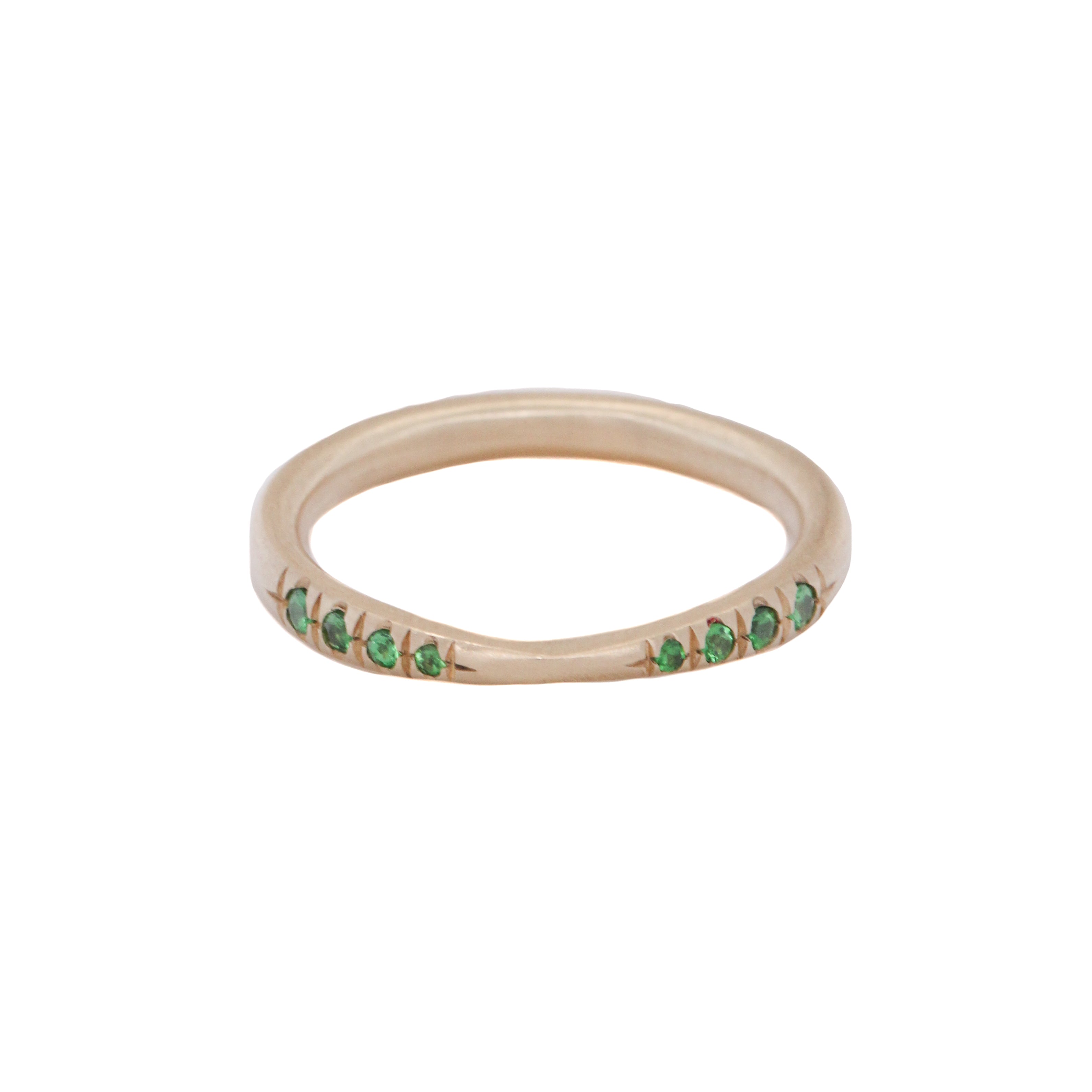 10K Exie Ring - Tsavorite