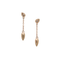 10K Huma Earrings - Brown Diamonds