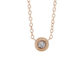 10K Rei Necklace - Grey Diamond