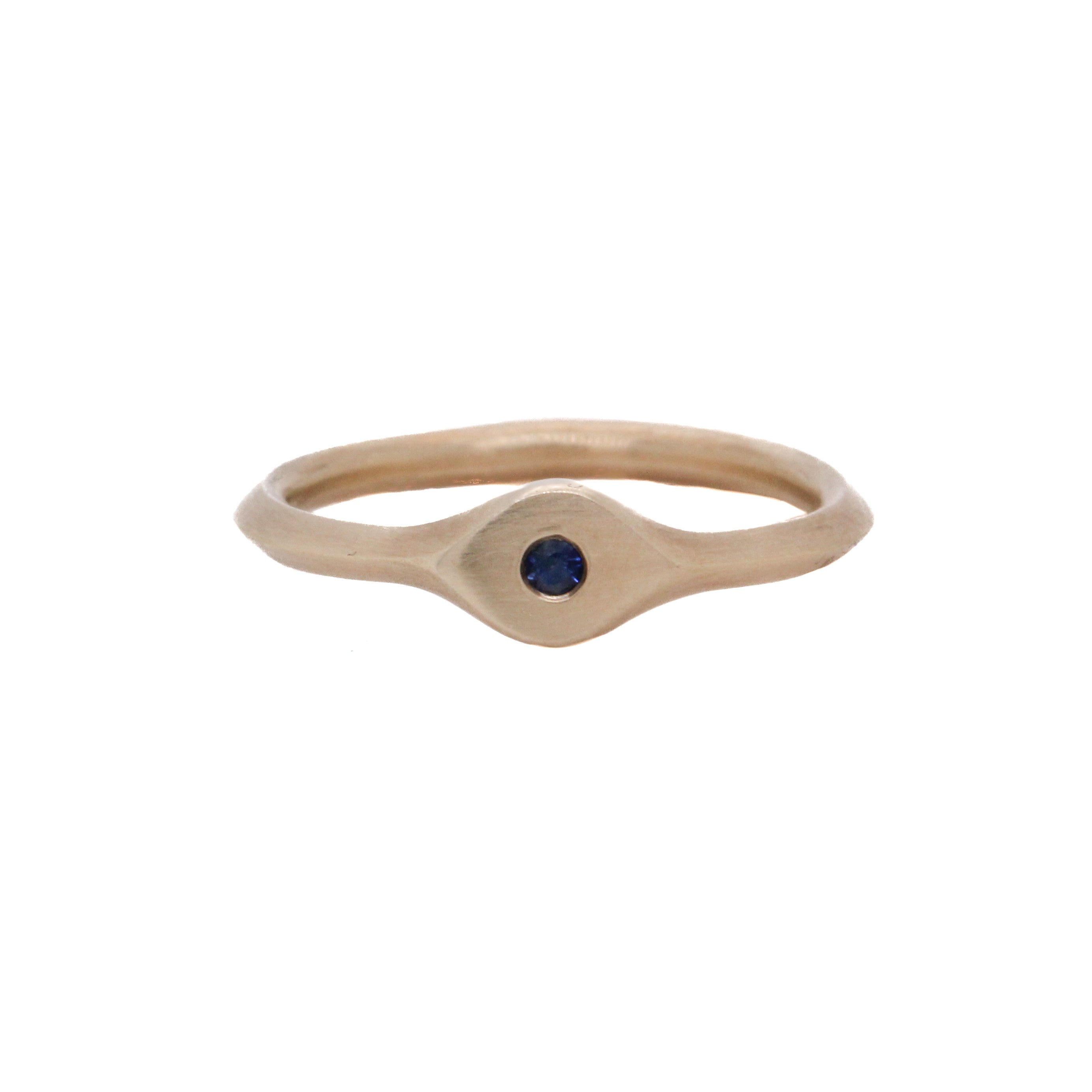 10K Silma Ring - Blue Sapphire