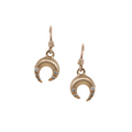 10k Talon Earrings Grey Diamonds
