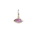 14k Gold 'Eye of Venus' Bi-Color Tourmaline Pendant