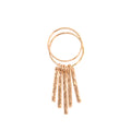 14ky Take Pause Finger Fringe Ring