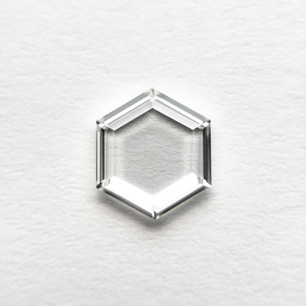 1.01ct 7.95x6.92x1.69mm VS2 G Hexagon Portrait Cut 19854-35