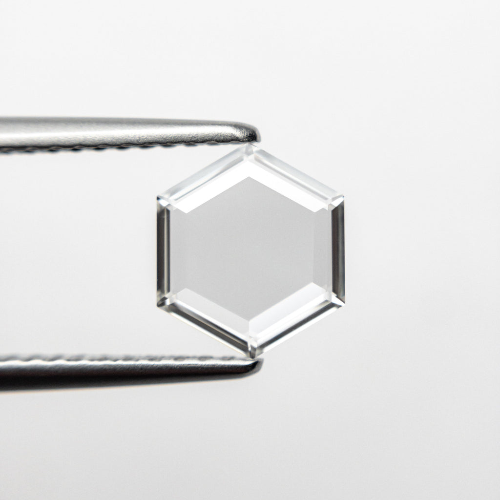 1.01ct 7.95x6.92x1.69mm VS2 G Hexagon Portrait Cut 19854-35