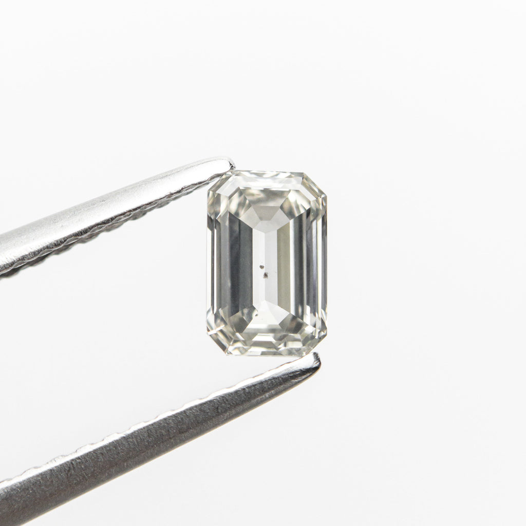 0.52ct 5.68x3.68x2.28mm SI2 Fancy Grey Cut Corner Rectangle Step Cut 19923-27