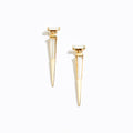 Diamond En Pointe Drop Earrings  - 14ky