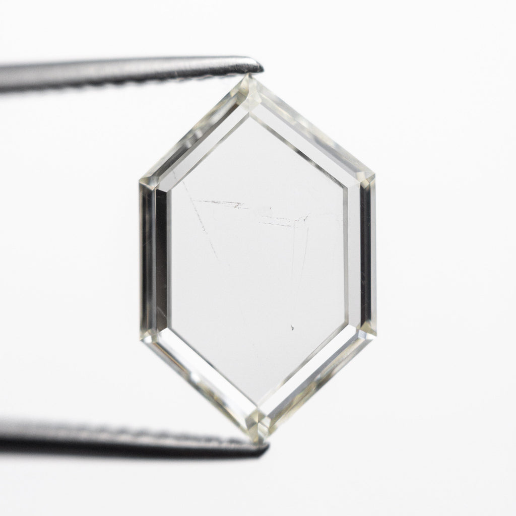 2.37ct 13.28x8.43x2.07mm SI2 O-P Hexagon Portrait Cut 21688-01
