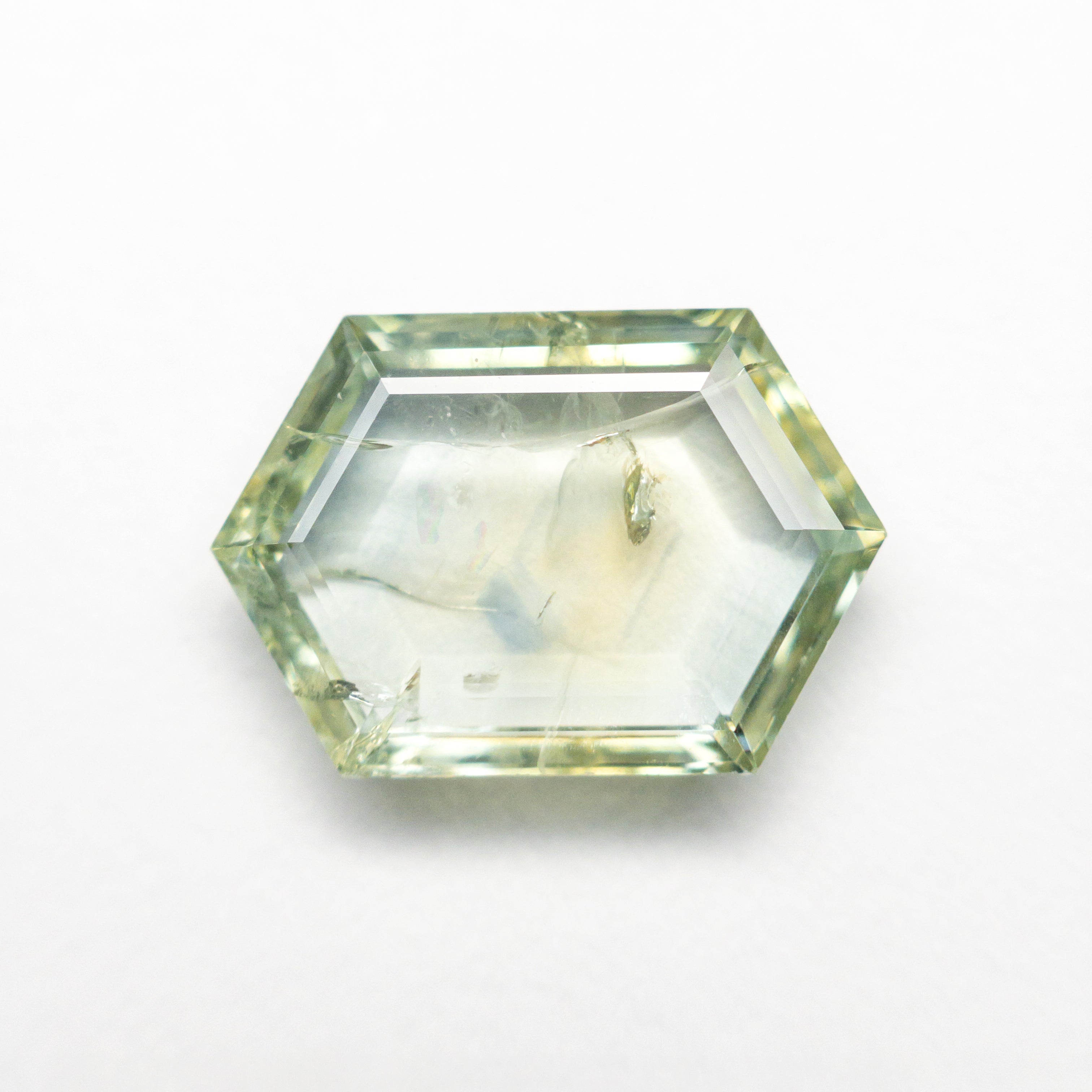 3.24ct 11.77x8.12x2.79mm Hexagon Step Cut Sapphire 22434-118