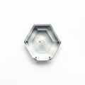 2.49ct 7.98x8.31x3.35mm Hexagon Portrait Cut Sapphire 23678-10