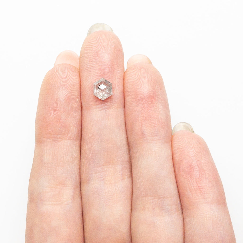 1.15ct 6.68x5.57x3.55mm Hexagon Rosecut 25457-28