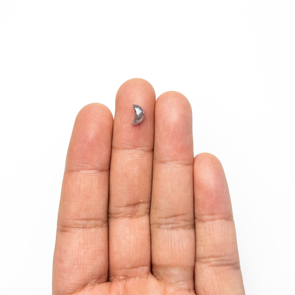 0.70ct 7.38x4.48x2.58mm Crescent Moon Rosecut 26712-02