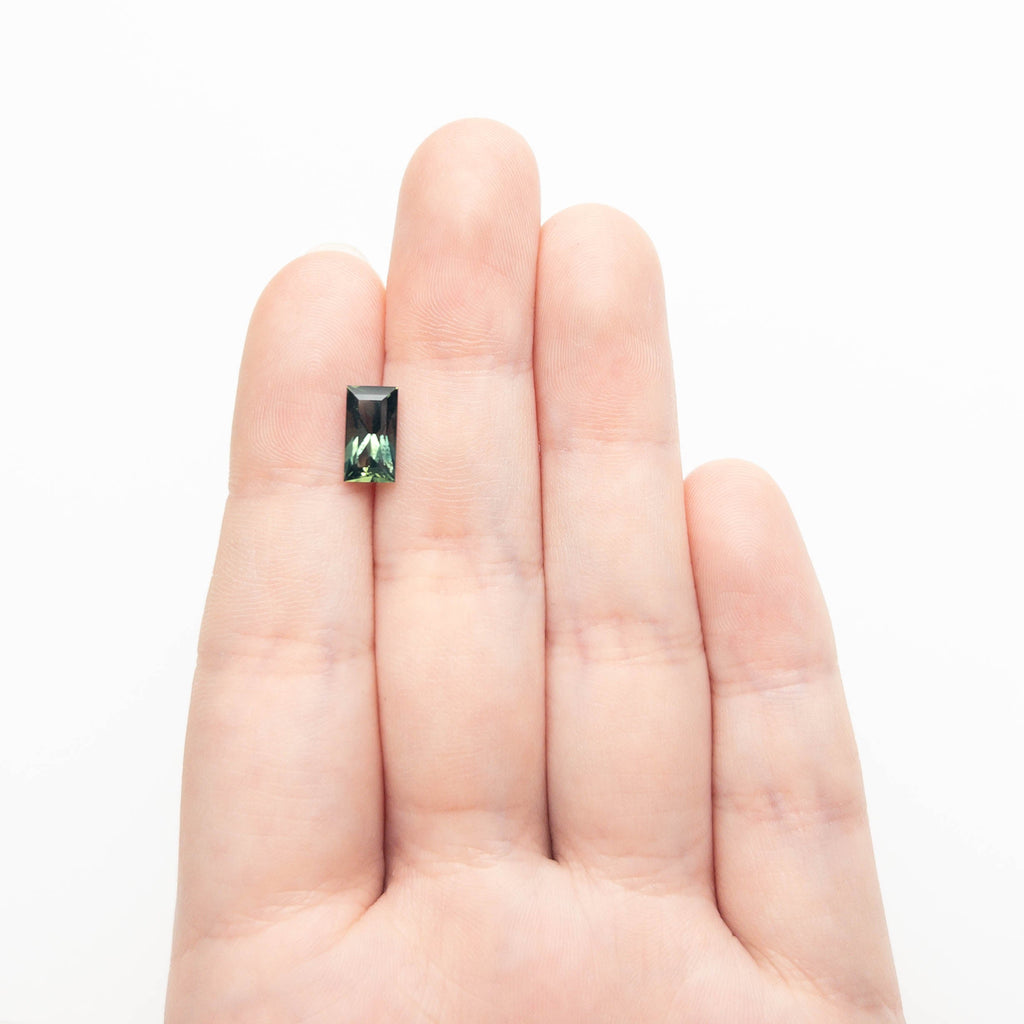 2.18ct 9.85x5.29x4.36mm Rectangle Step Cut Sapphire 27324-01