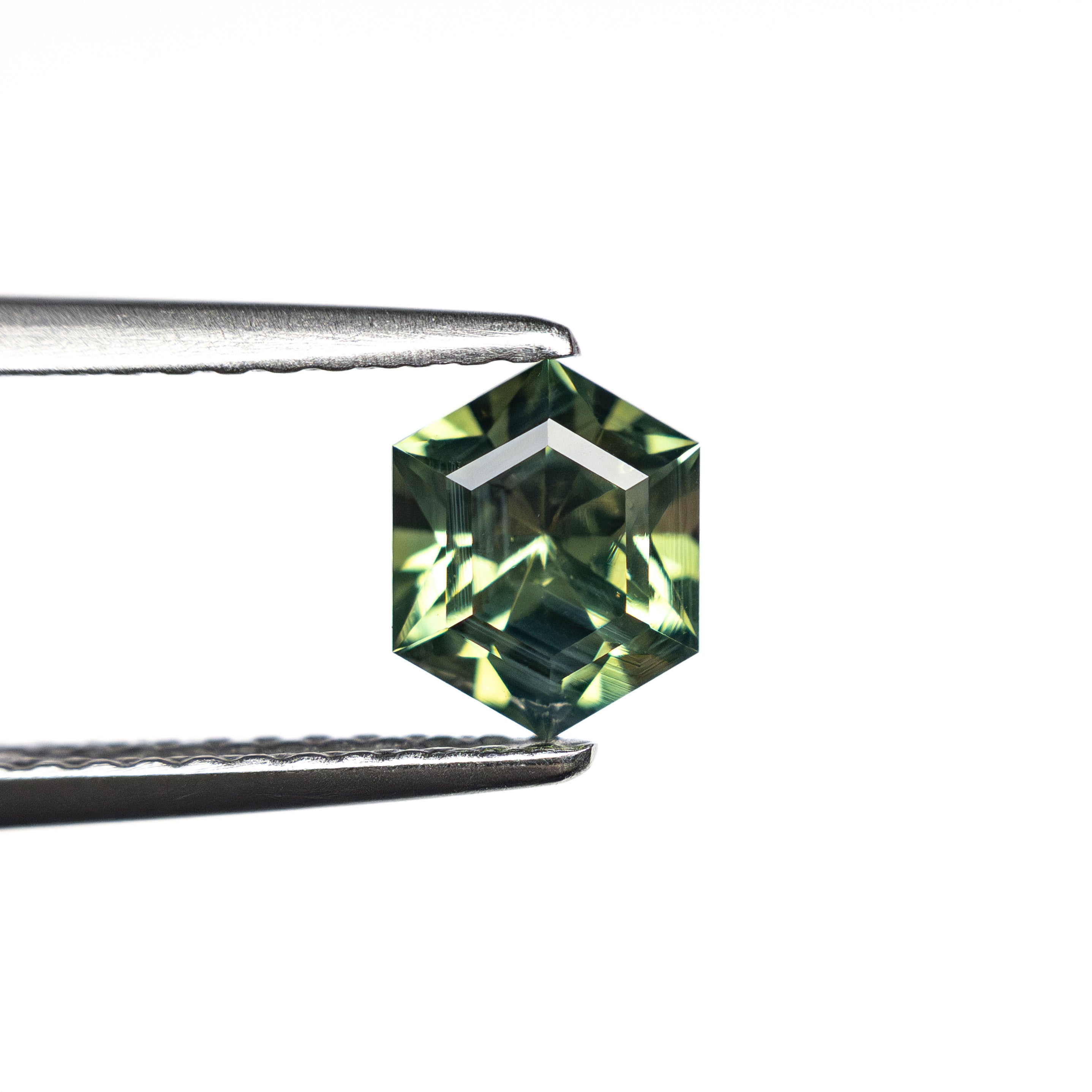 0.79ct 6.32x5.07x3.42mm Hexagon Step Cut Sapphire 27336-02