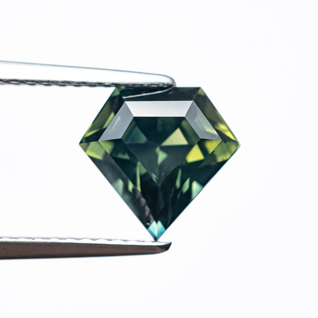 2.99ct 8.66x9.11x6.03mm Shield Step Cut Sapphire 27351-01