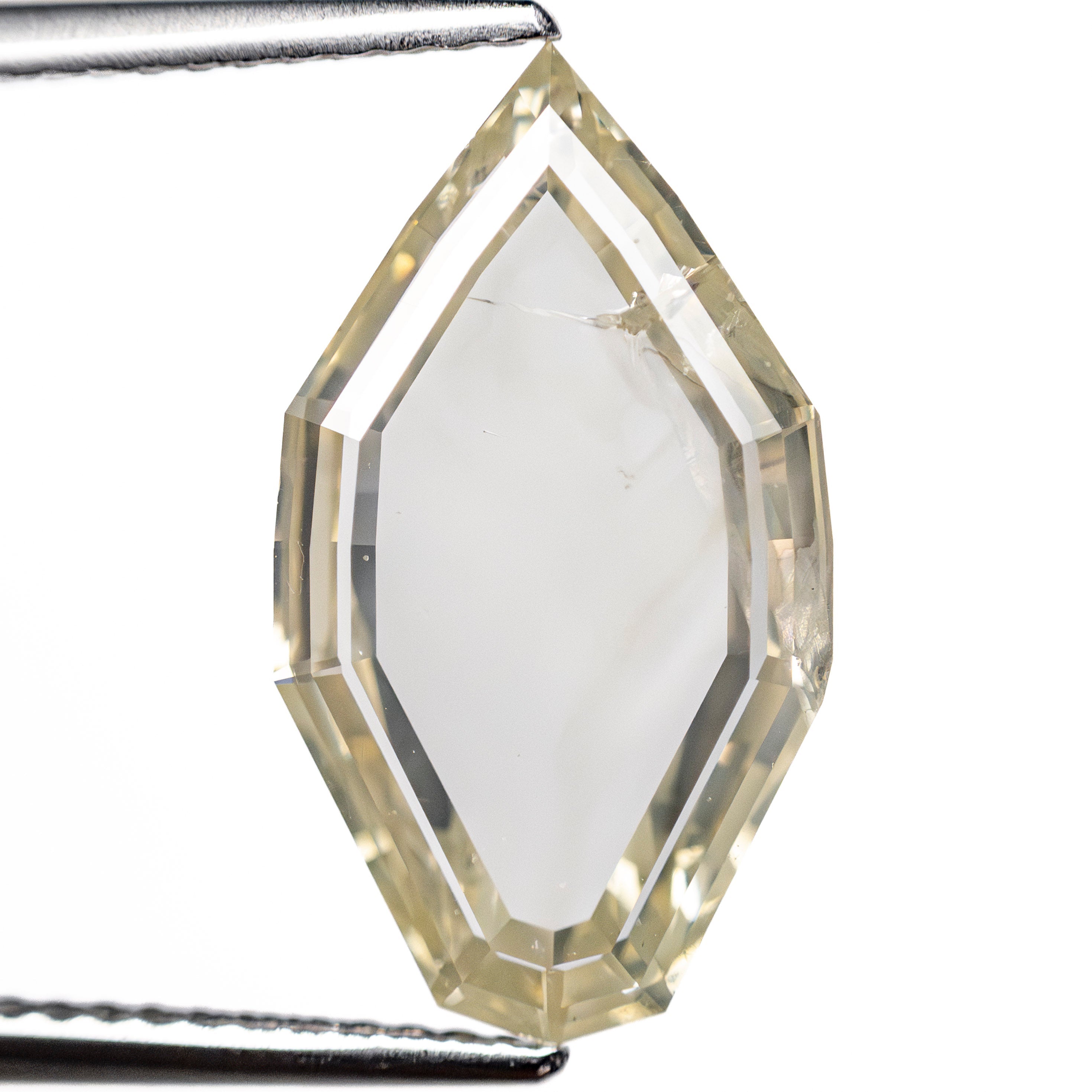 5.02ct 17.21x9.63x3.10mm I2 O-P Geo Shield Portrait Cut 27411-01