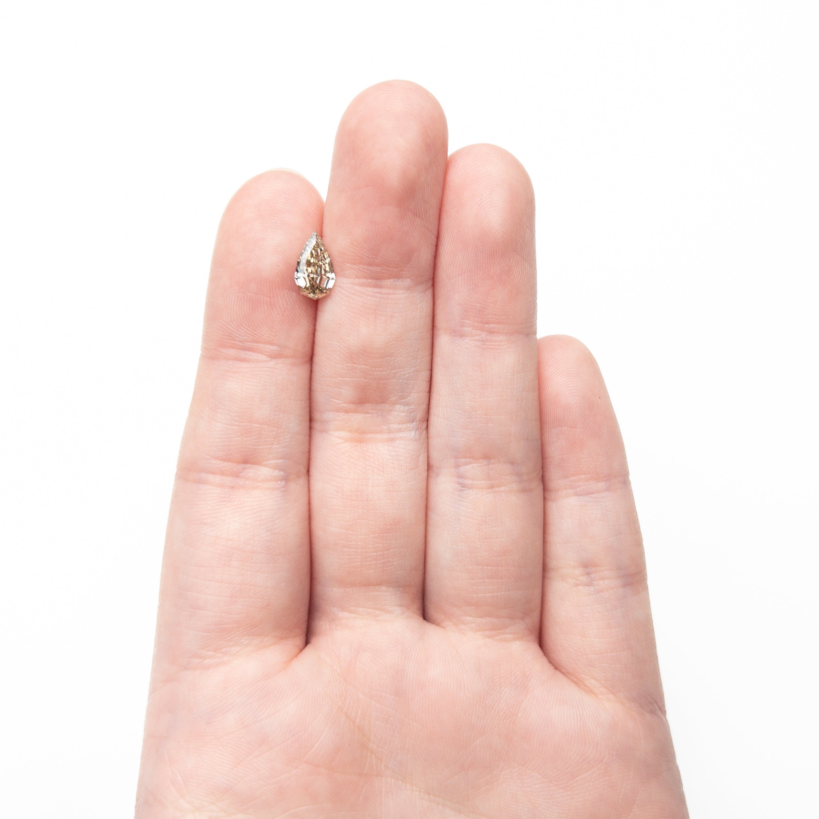 1.01ct 9.16x5.38x3.08mm SI1 C6 Geo Pear Step Cut 🇿🇦 27518-01