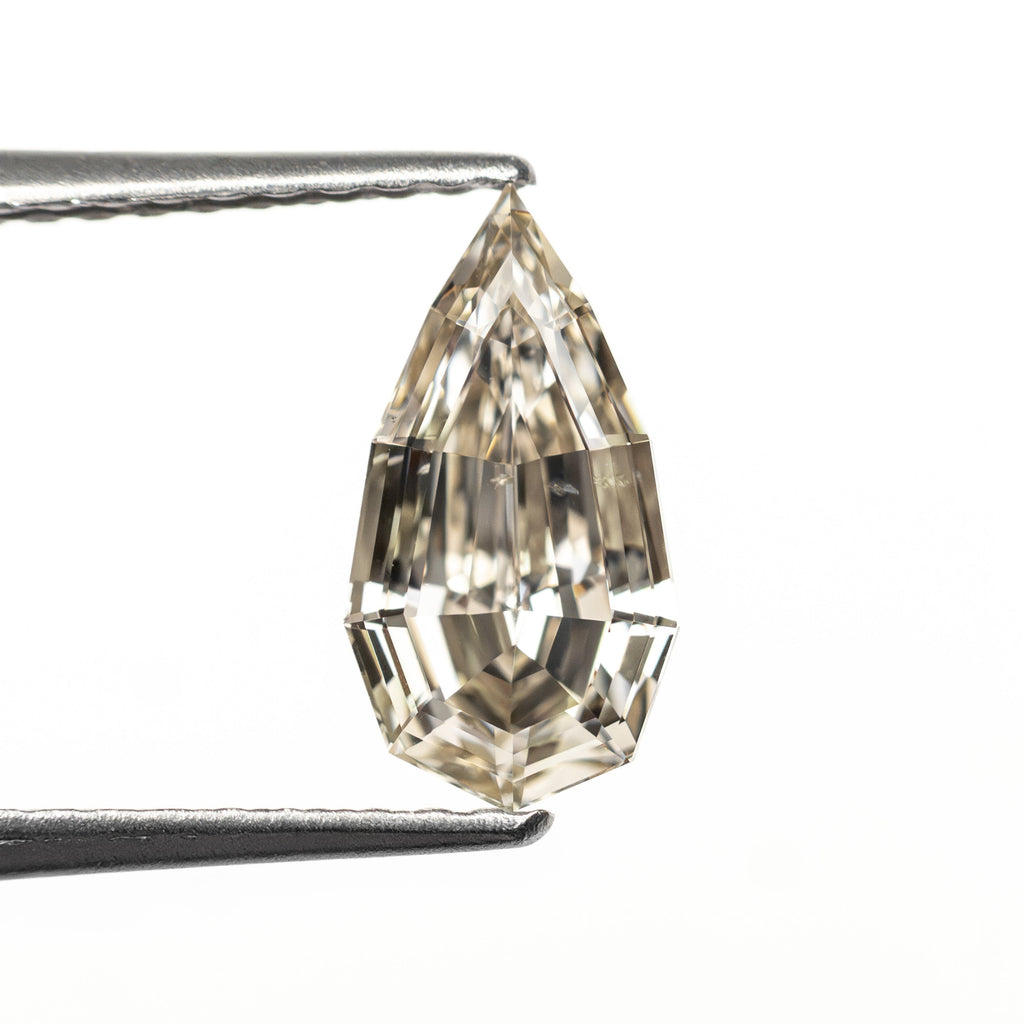 1.02ct 9.61x5.09x3.09mm SI1 Y-Z Geo Pear Step Cut 🇿🇦 27518-03