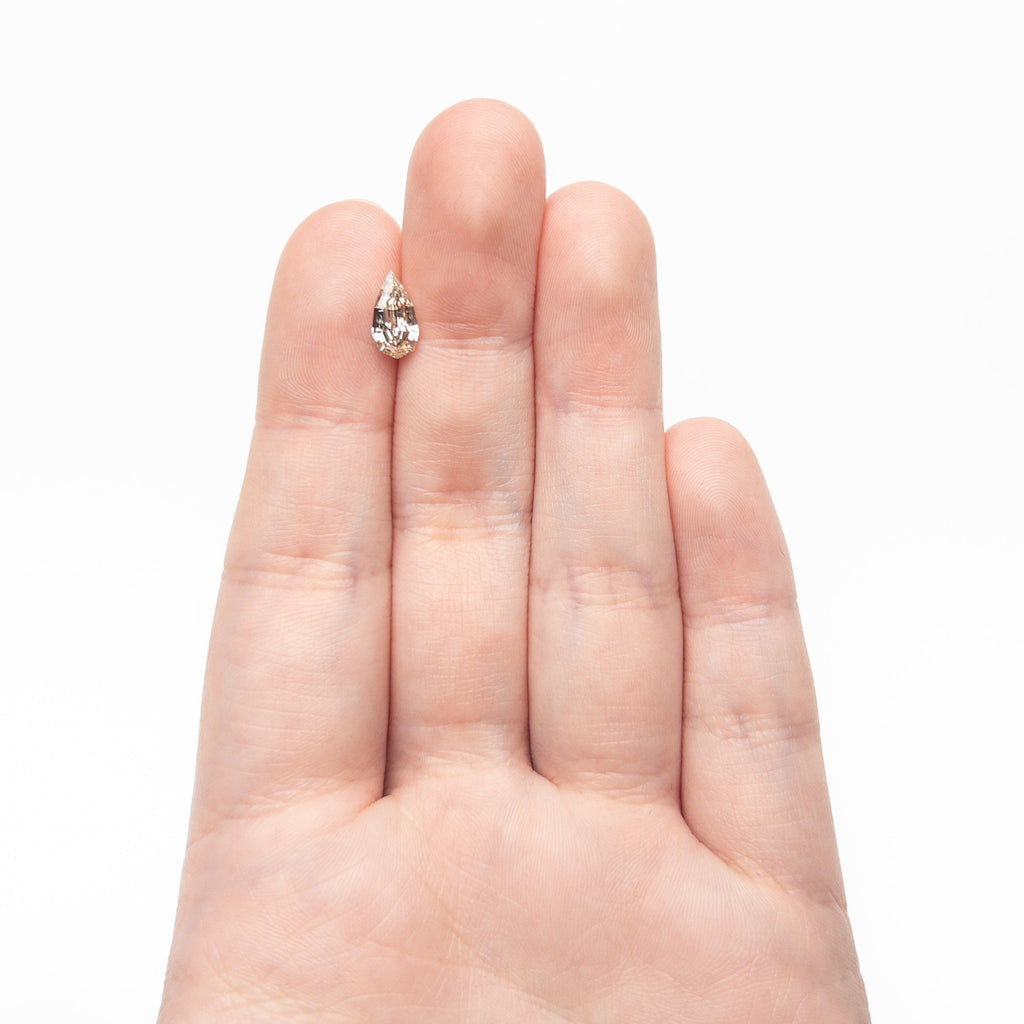 1.02ct 9.61x5.09x3.09mm SI1 Y-Z Geo Pear Step Cut 🇿🇦 27518-03