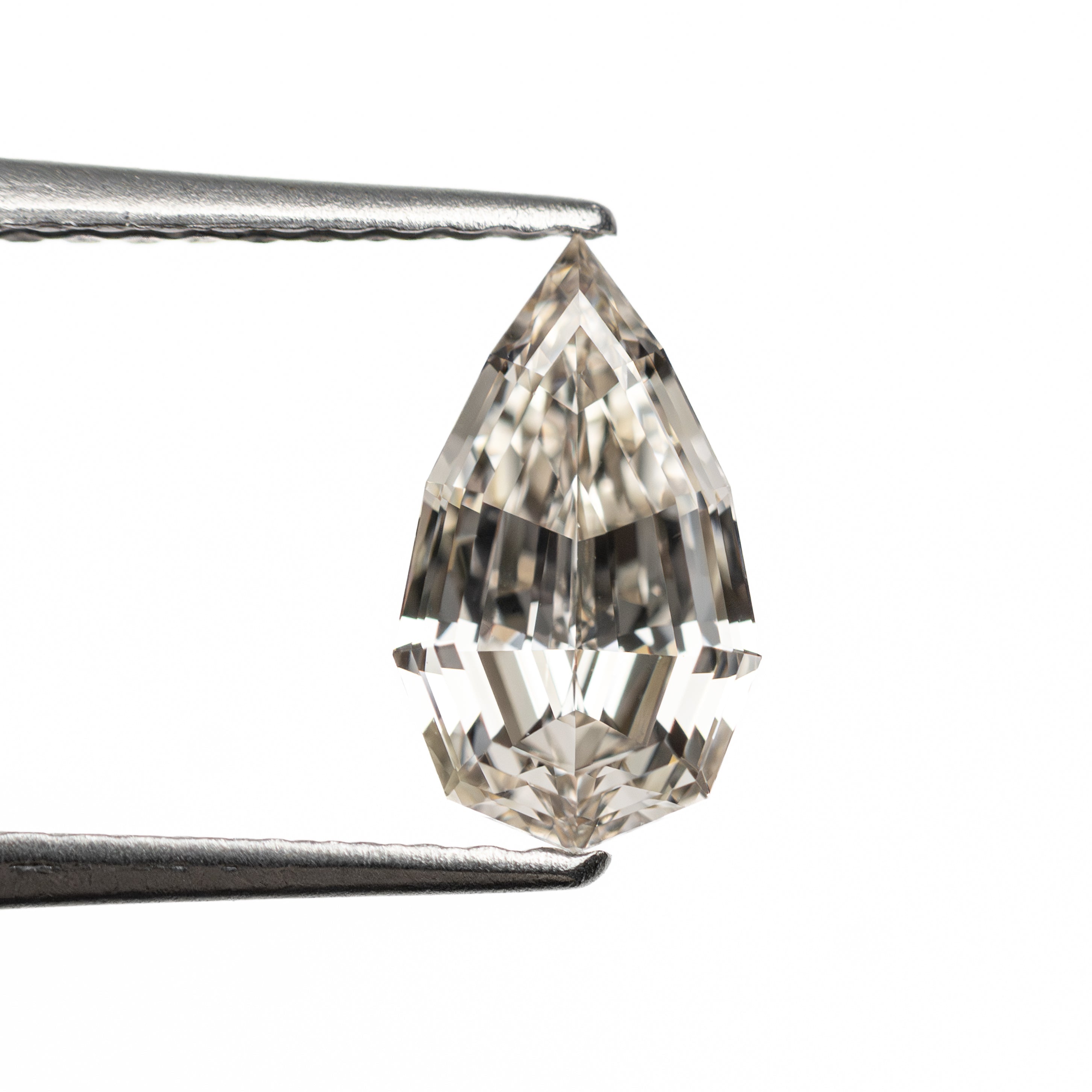 1.02ct 8.94x5.23x3.31mm VS2 O-P Geo Pear Step Cut 🇿🇦 27518-07