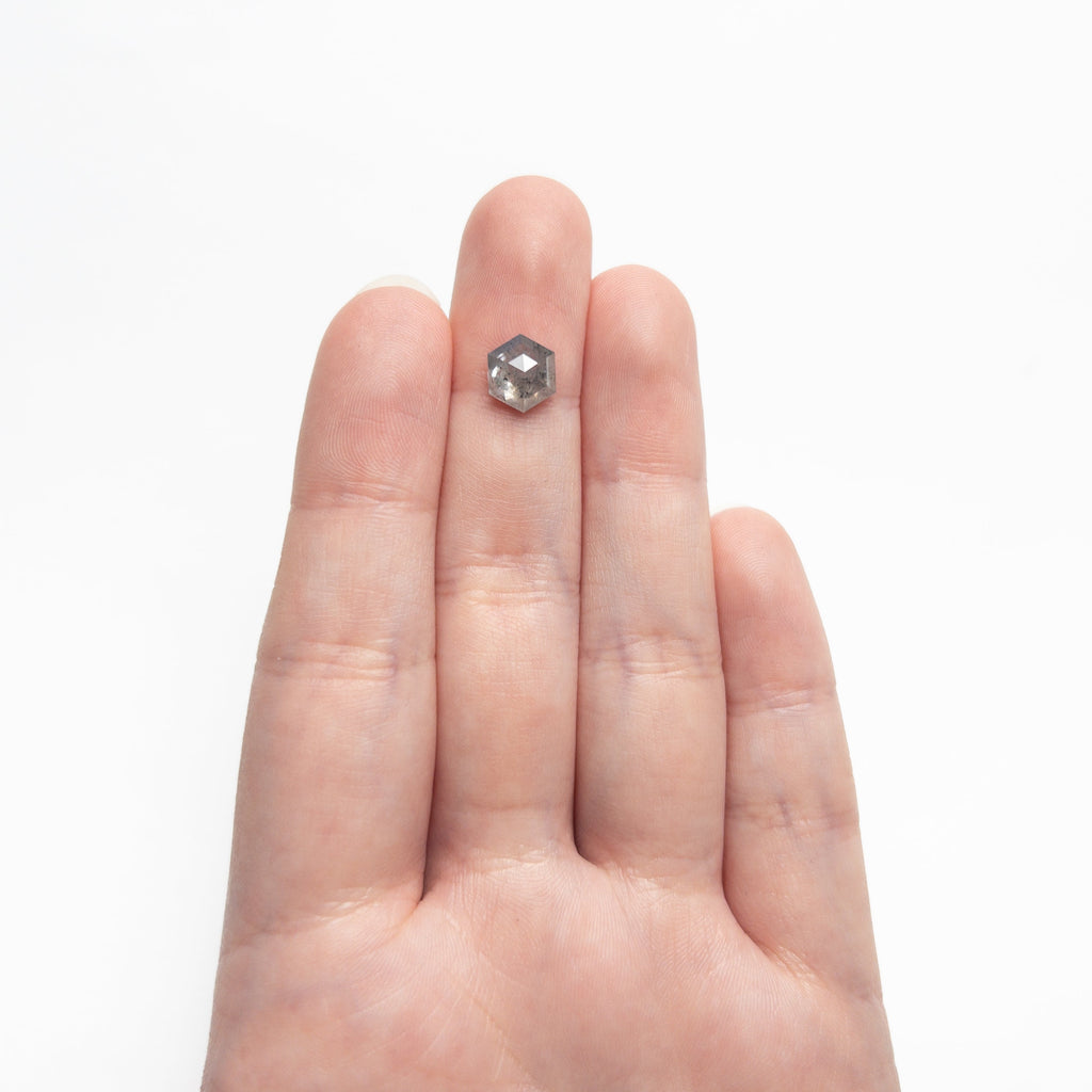 2.11ct 8.53x7.39x4.18mm Hexagon Rosecut 27536-25