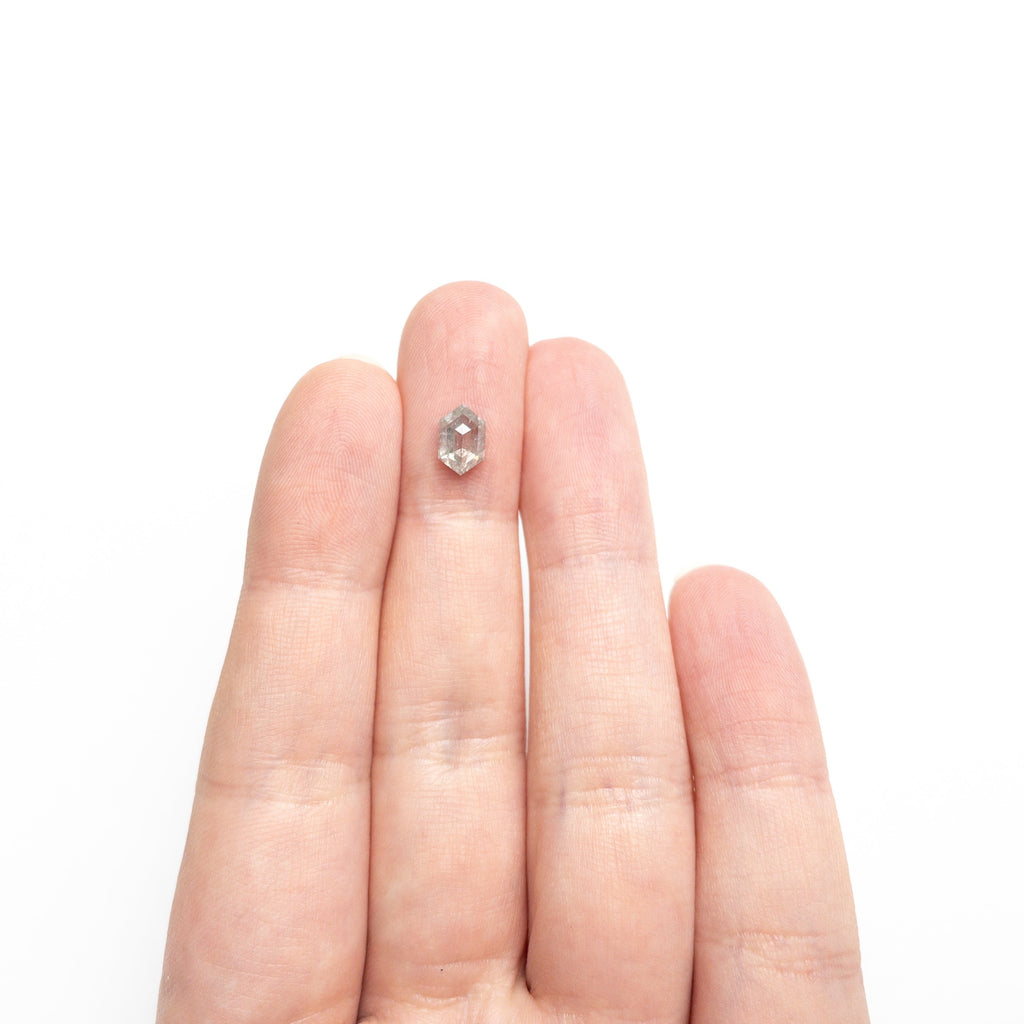1.13ct 7.61x7.98x3.38mm Hexagon Rosecut 27536-36