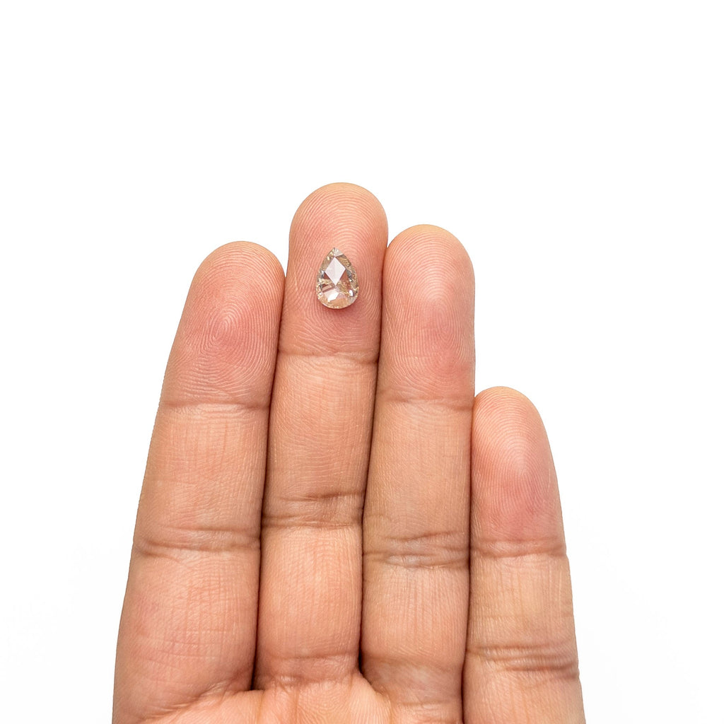 1.31ct 9.09x6.40x2.71mm Pear Rosecut 27537-18