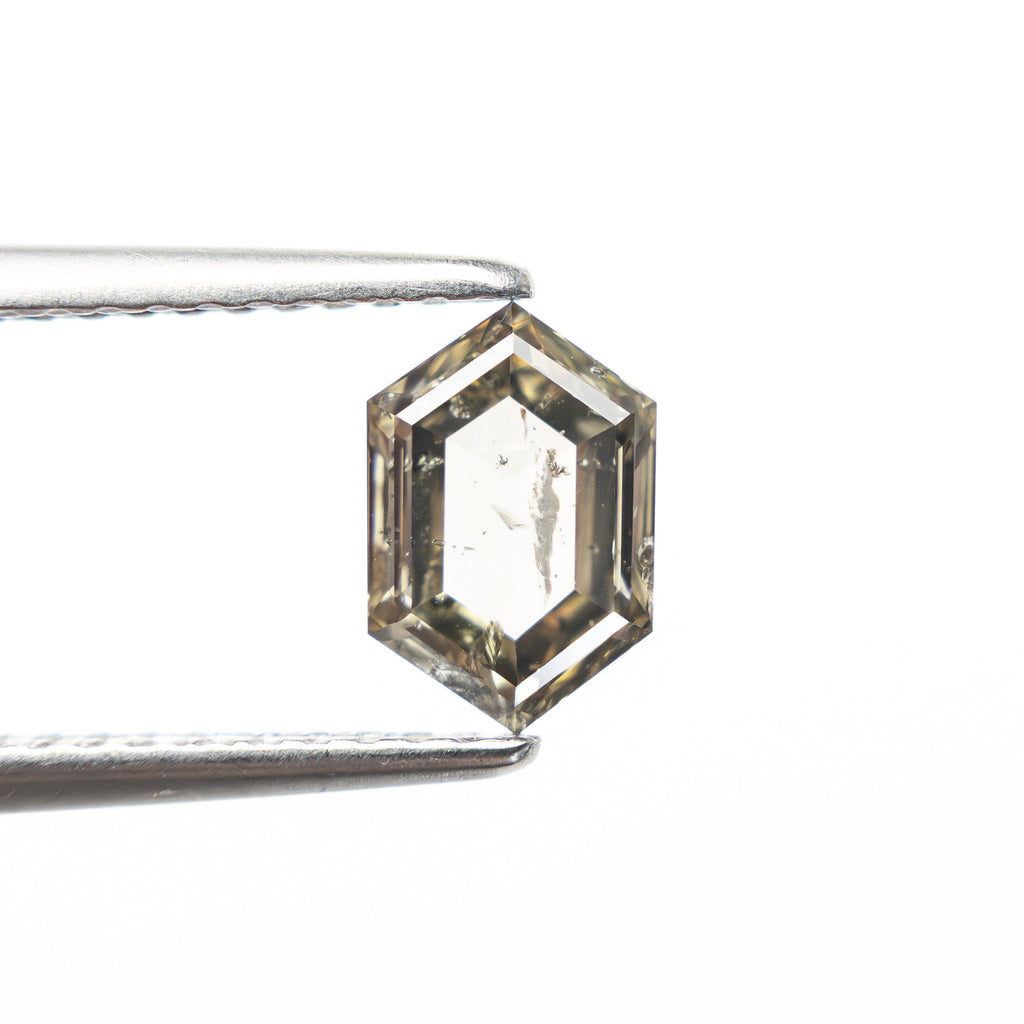 0.91ct 7.63x5.11x2.63mm Hexagon Rosecut 27537-36