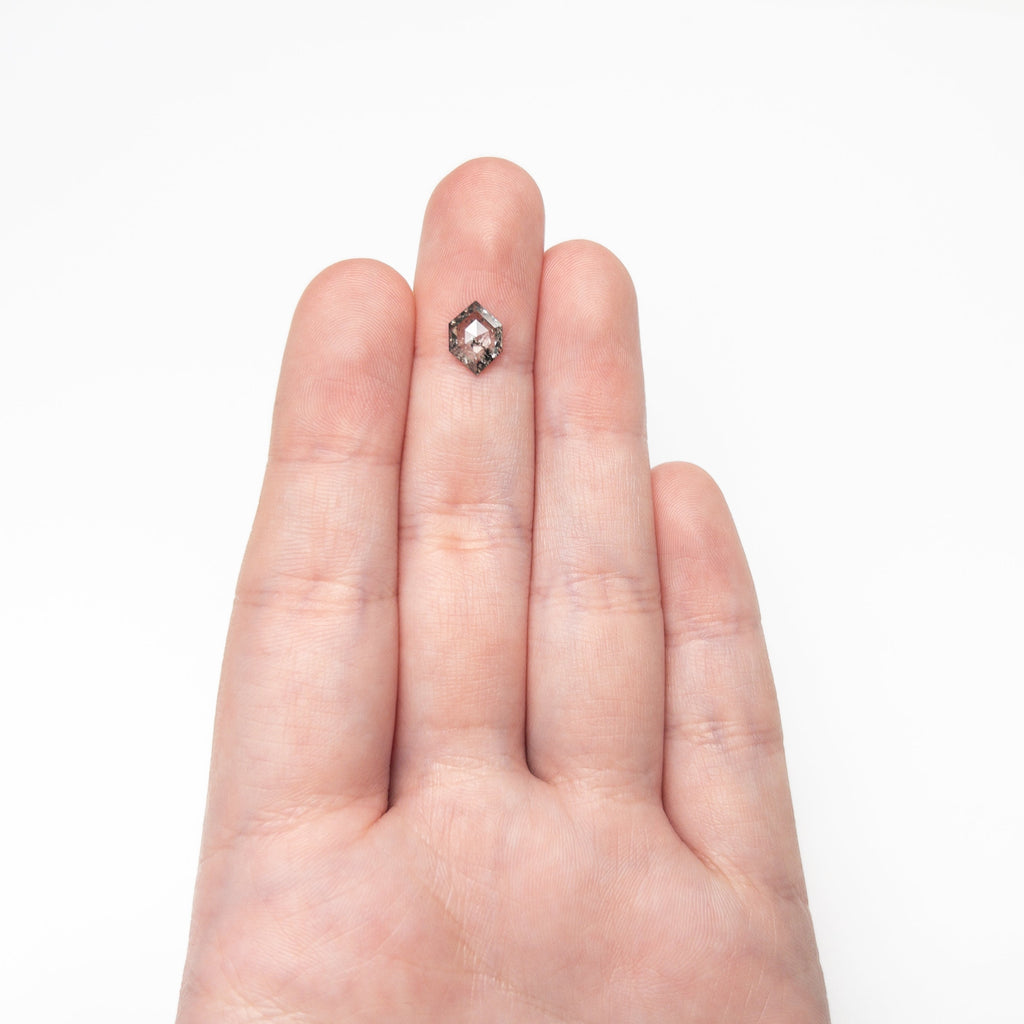 1.05ct 8.93x6.44x2.39mm Hexagon Rosecut 27538-07