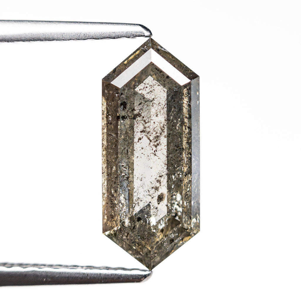 2.19ct 12.67x5.30x3.21mm Hexagon Rosecut 27538-55