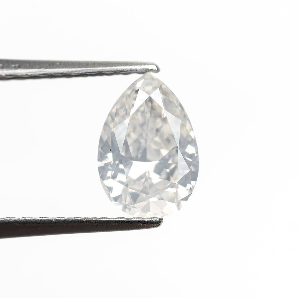 1.01ct 7.51x5.17x3.66mm Fancy White Pear Brilliant 27562-01