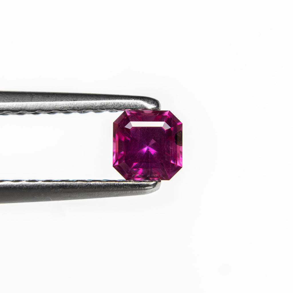 0.33ct 3.77x3.77x2.61mm Cut Corner Square Step Cut Sapphire 27955-21