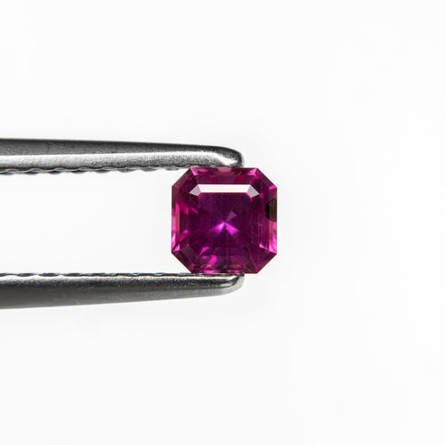 0.33ct 3.77x3.77x2.61mm Cut Corner Square Step Cut Sapphire 27955-21
