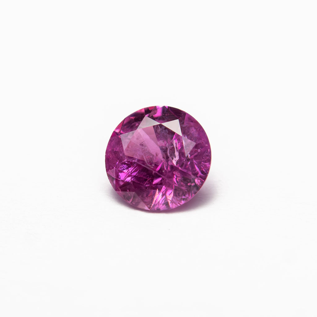 0.71ct 5.53x5.51x3.36mm Round Brilliant Sapphire 27957-23