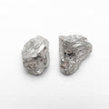 3.30cttw 2pc 8.32x6.09x4.01mm 8.63x7.03x3.74mm Polished Raw Diamond Matching Pair 🇨🇦 27968-01