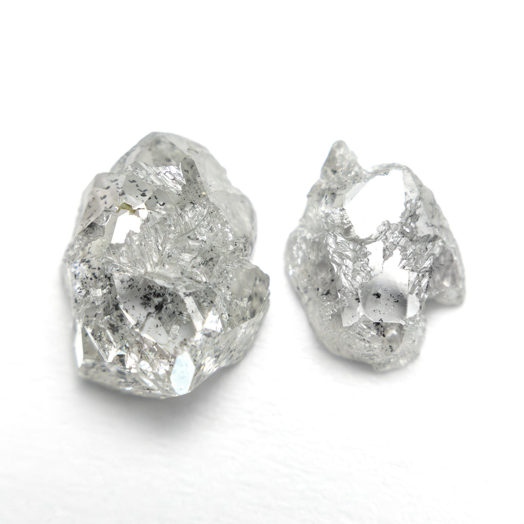 3.24cttw 2pc 9.35x7.33x3.75mm 8.11x5.86x2.38mm Polished Raw Diamond Matching Pair 🇨🇦 27980-01