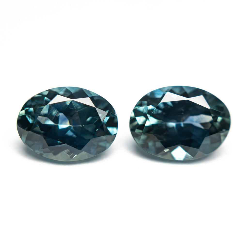 2.54cttw 2pc 7.35x5.50x3.73mm 7.54x5.56x3.78mm Oval Brilliant Sapphire Matching Pair 28028-34