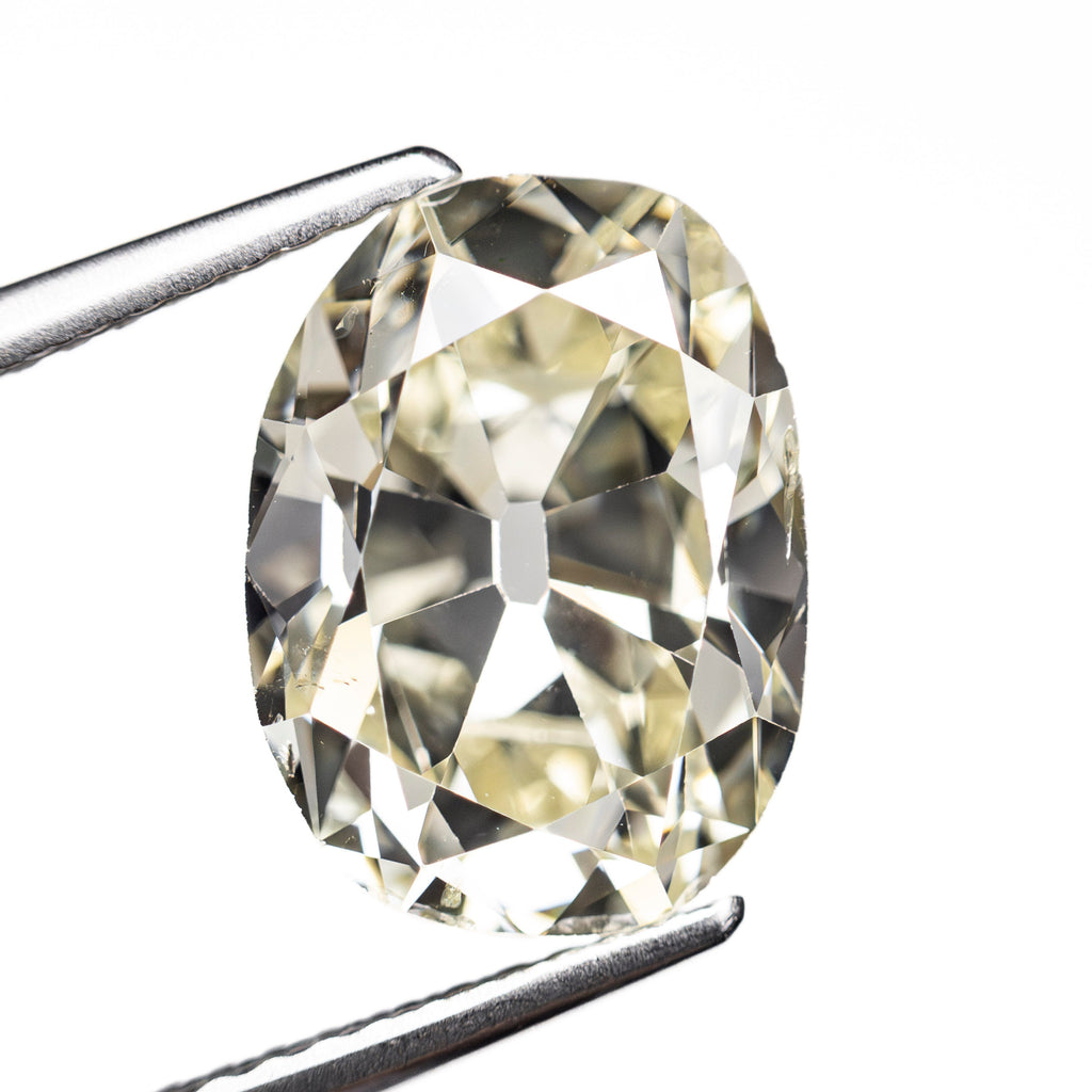 4.01ct 11.66x8.63x5.65mm GIA SI1 S Antique Old Mine Cut 28034-01