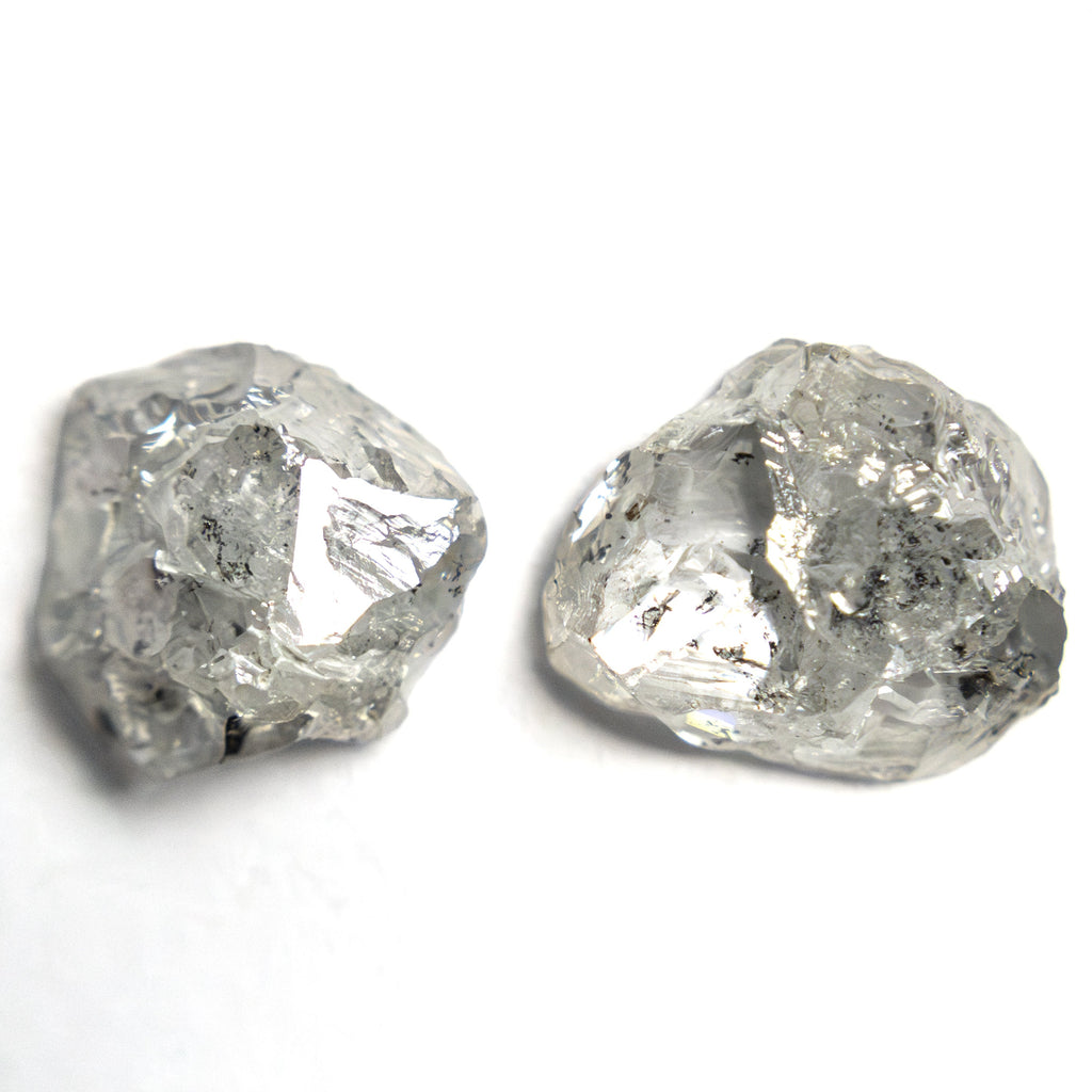 3.47cttw 2pc 9.28x7.63x3.06mm 8.51x7.60x3.15mm Polished Raw Diamond Matching Pair 🇨🇦 28188-01