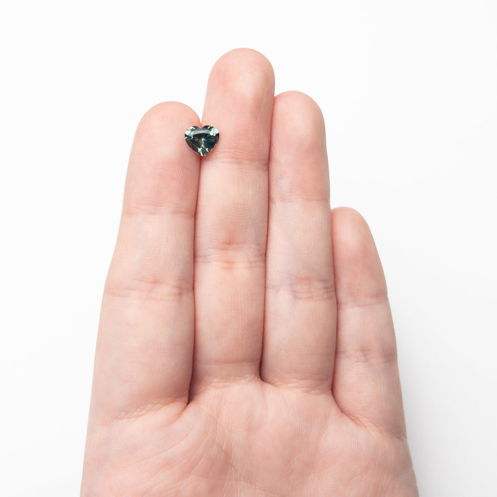 1.51ct 6.54x7.46x4.22mm Heart Brilliant Sapphire 28245-01